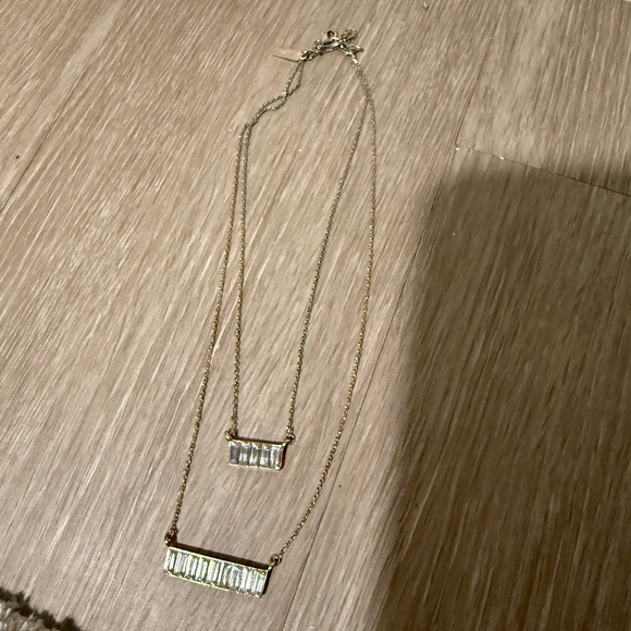 Baublebar Gold Tone and Crystal Necklace Fashion Jewelry - Picture 1 of 2